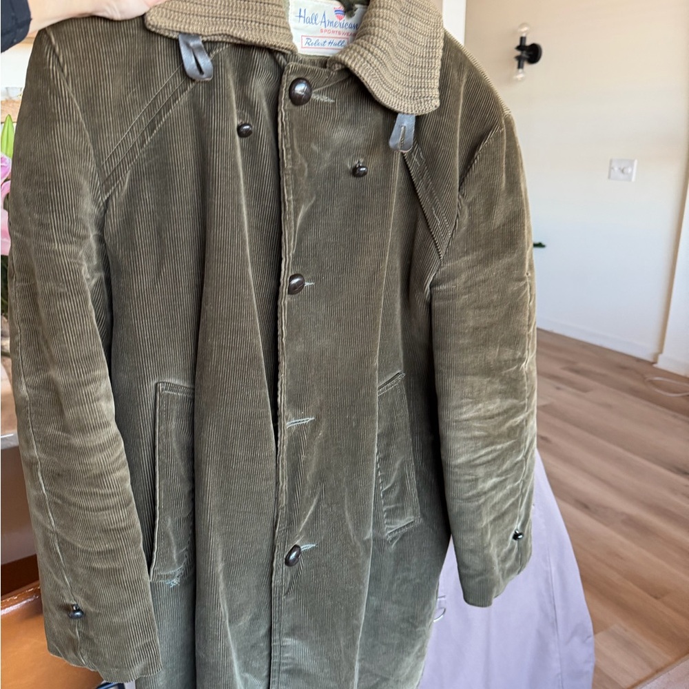 Vintage Hall American Olive Green Men's Coat